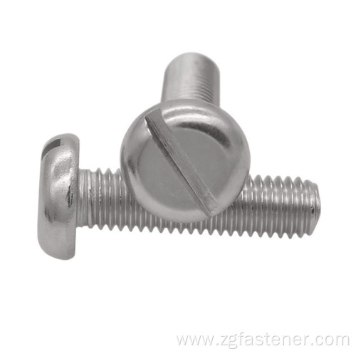 stainless steel slotted pan head screws